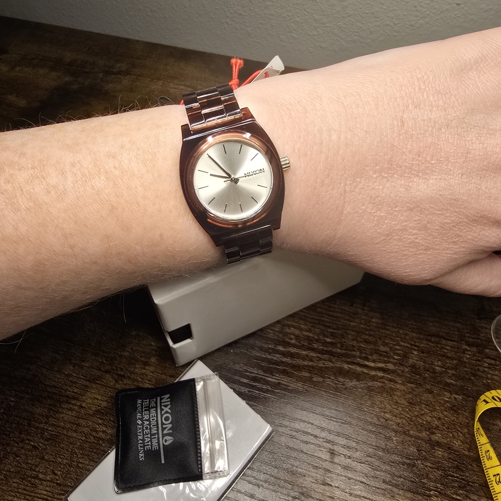 Nixon Medium Time Teller Acetate Women's Watch - Picture 13 of 13